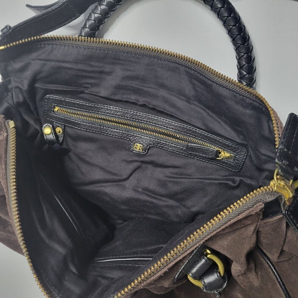 Banana Republic 100% Leather Suede Shoulder Bag OS - Picture 8 of 15